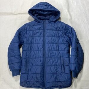 Joma Hooded Puffer Jacket Size Medium. Ukraine, Football Team Jacket.